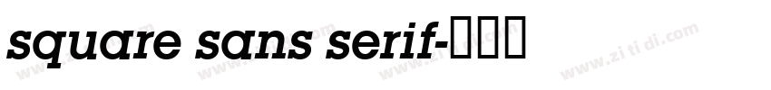 square sans serif字体转换 square sans serif字体转换